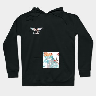 LitQ - Anime Style Art play Basketball and smoke weed Hoodie